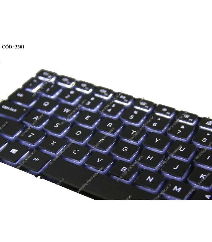 TECLADO DELL INSP. 15 7590 7591 7790 15-7591 5584 5590 5591 5593 5594 5598 3501 3502 3505 5501 5502 5505 GR BL-WH US ORIG