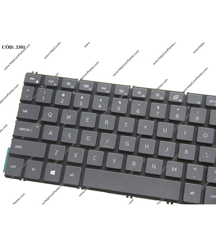 TECLADO DELL INSP. 15 7590 7591 7790 15-7591 5584 5590 5591 5593 5594 5598 3501 3502 3505 5501 5502 5505 GR BL-WH US ORIG