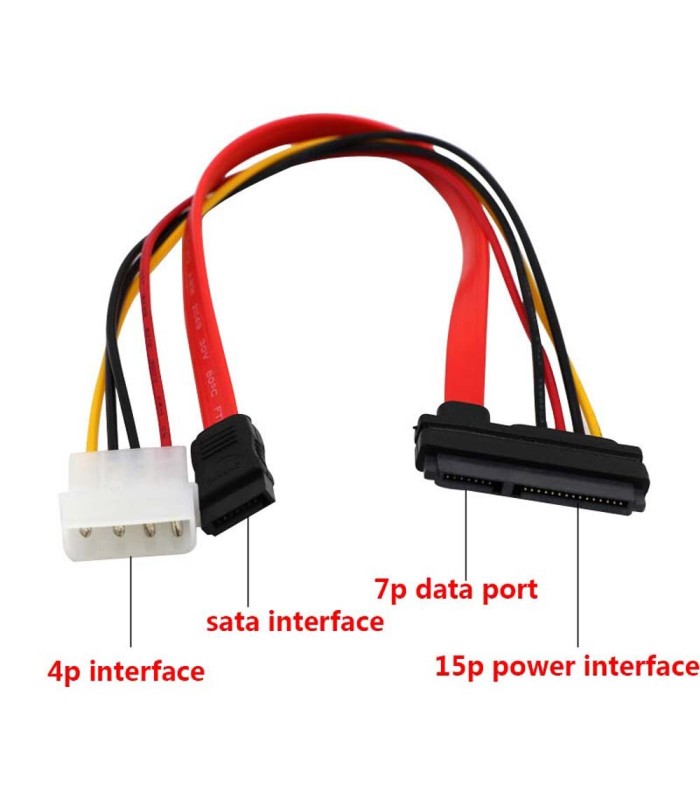 Hdd Cable Sata Combo Data Andmolex A S Ata Power Lead