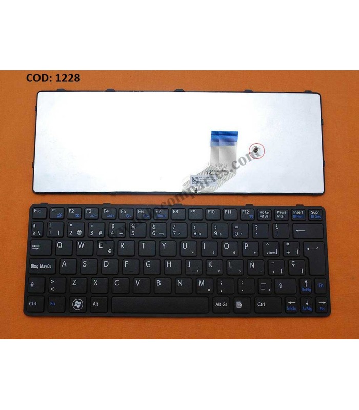 TECLADO SONY SVE11 SVE11125CLB SVE11126CV SVE11115EC SERIES MARCO BK SP ORIG.