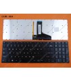 TECLADO TOSHIBA P50-A P50-B P50T-A P55W P70-A P70-B X75 X70-A SERIES SIN MARCO +BACKLIT H000055440 BK US ORIG.