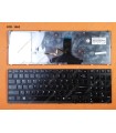 TECLADO TOSHIBA A660 A660D A665 A665D A650 L650 L650D L670 L670D L675D C650 SERIES MARCO BACKLIT GLOSSY BK US ORIG.