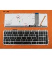 TECLADO HP ENVY 15-J 15-J100 15T-J 15T-J100 17-J 17-J100 17T-J 17T-J100 M7-J M7-J100 SERIES  MARCO 720244-071 BK/GRIS SP ORIG.