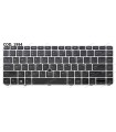 TECLADO HP ELITEBOOK 745 G3, 840 G3+G4 SILVER MARCO BK+ POINT,BACKLIT,WIN8 US