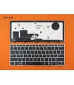 TECLADO HP ELITEBOOK 810 G1 810 G2 810 G3 SERIES SILVER BACKLIT WIN8 US