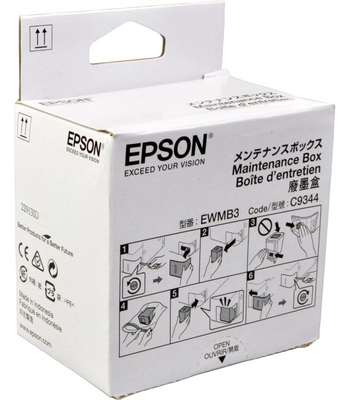 CAJA MANTENIMIENTO EPSON C9344/EWMB3 L3560 L3556 L5590 XP-3100 XP-4100 XP-4200 WF-2810 WF-2851 C12C934461 14K BK ORIG.