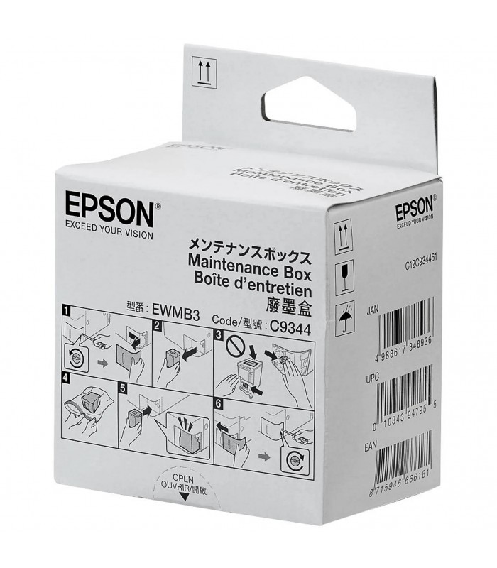 CAJA MANTENIMIENTO EPSON C9344/EWMB3 L3560 L3556 L5590 XP-3100 XP-4100 XP-4200 WF-2810 WF-2851 C12C934461 14K BK ORIG.