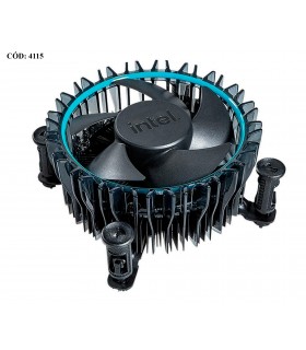 CPU COOLER INTEL i3/i5/i7 3.5" Socket LGA1700 12TH 13TH 14TH 65W COBRE / LAMINAR RM1/  M23901-001 4-PIN ORIG.