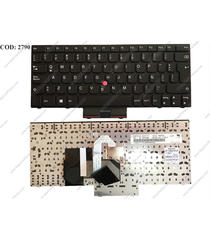 Teclado Lenovo Thinkpad X130e X121e X131 X131e X140e Edge E120 E125 E220 Series 04y0382 Bk La Orig 8298