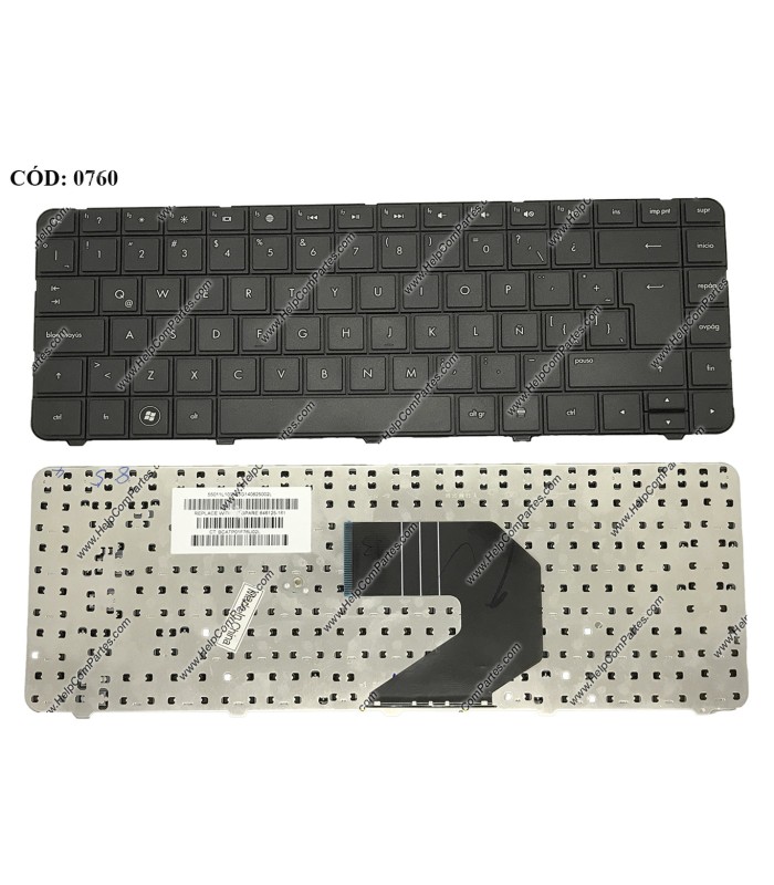 TECLADO HP G4-1000 G6-1000 CQ45 HP 430 450 455 240 245 HP 250 G1 HP 1000 2000 CQ43 CQ57 SERIES SIN MARCO 698694-161 BK LA ORIG.